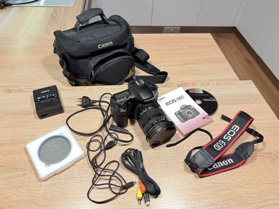 Canon EOS 60D + obiektyw Sigma 2.8 DC 17-50 EX HSM