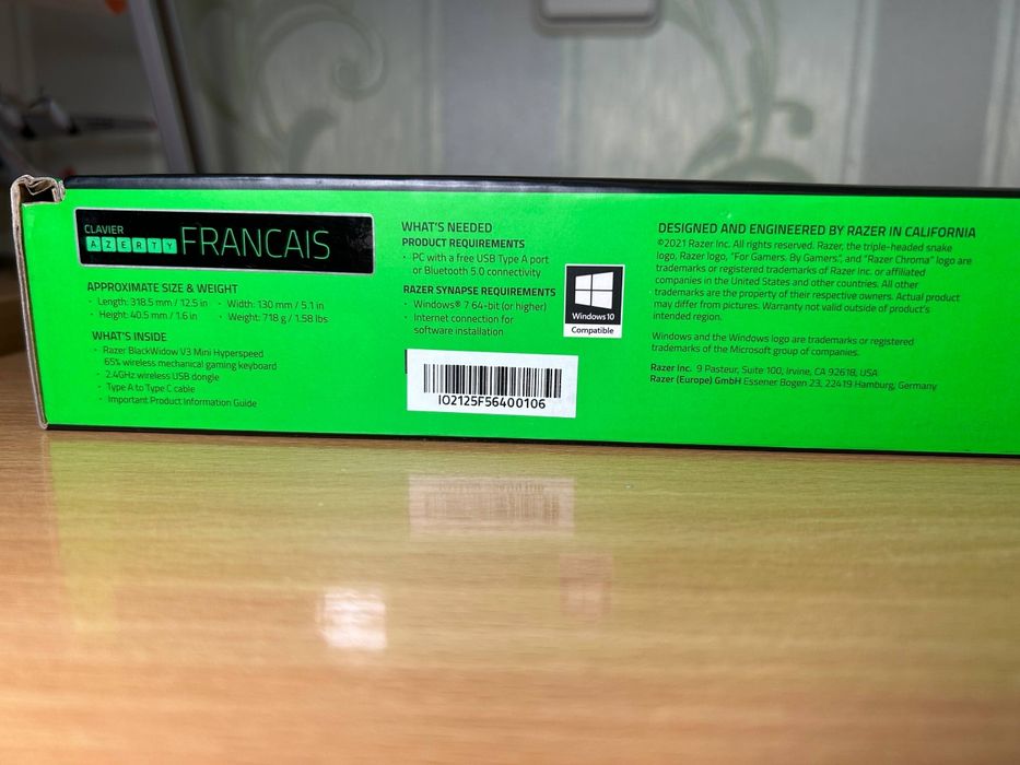 Нова ігрова клавіатура Razer BlackWidow v3 mini Hyperspeed