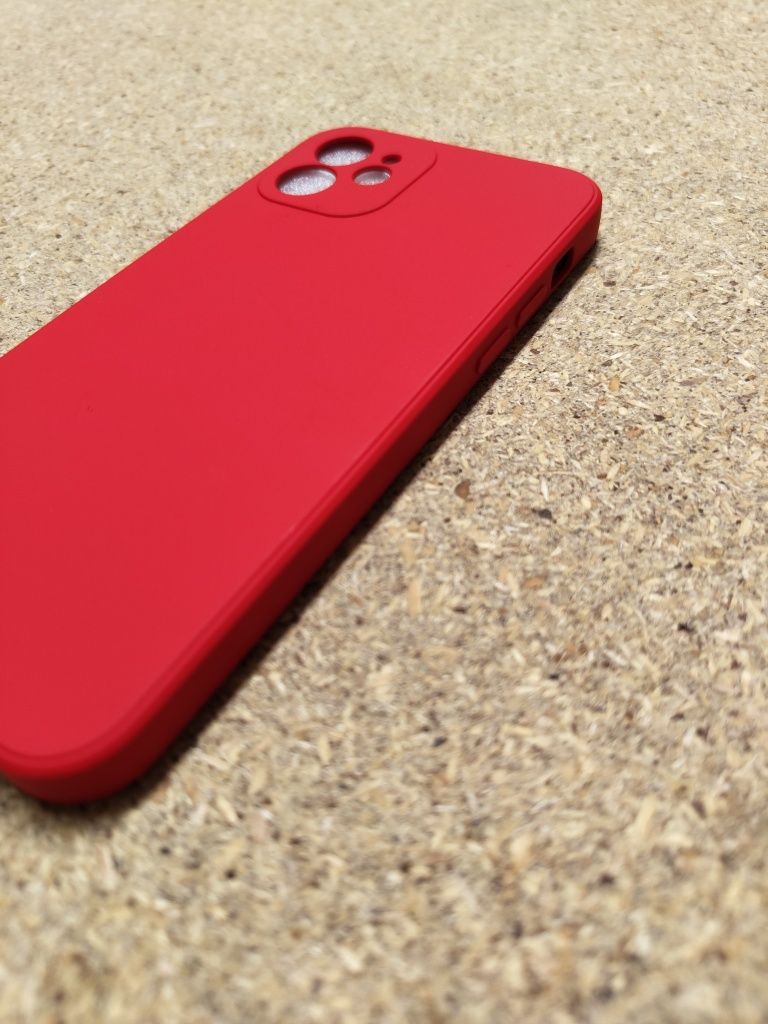 Capa vermelha de iPhone 12