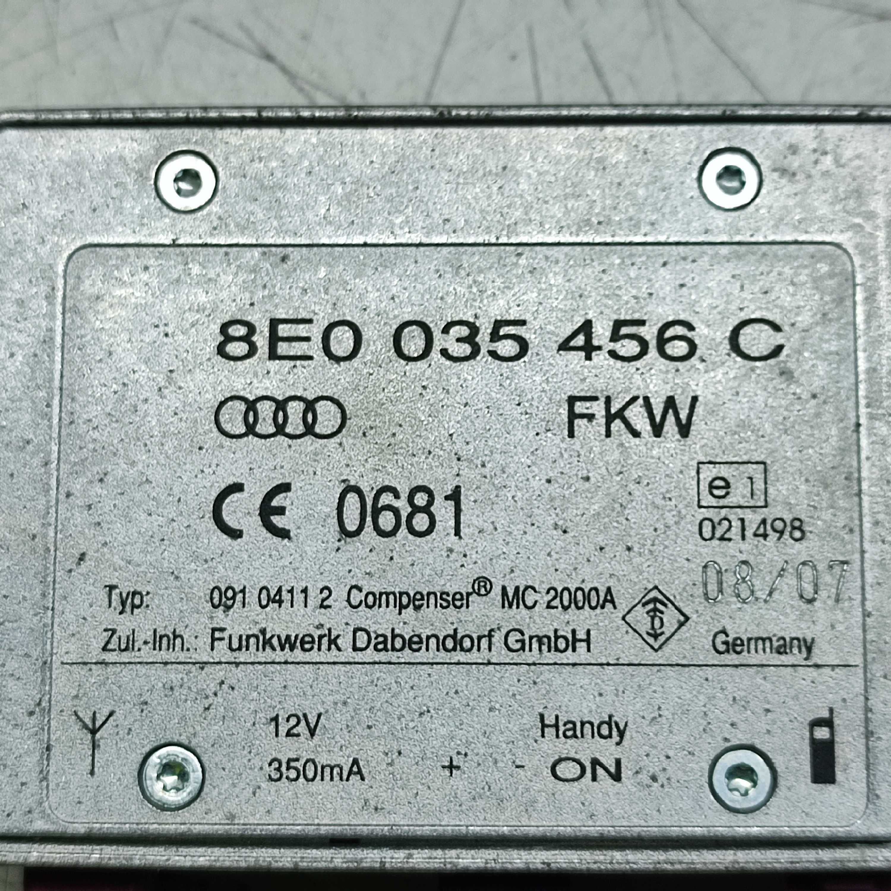 Wzmacniacz antenowy audi a6 c6  8E0.0354.56C