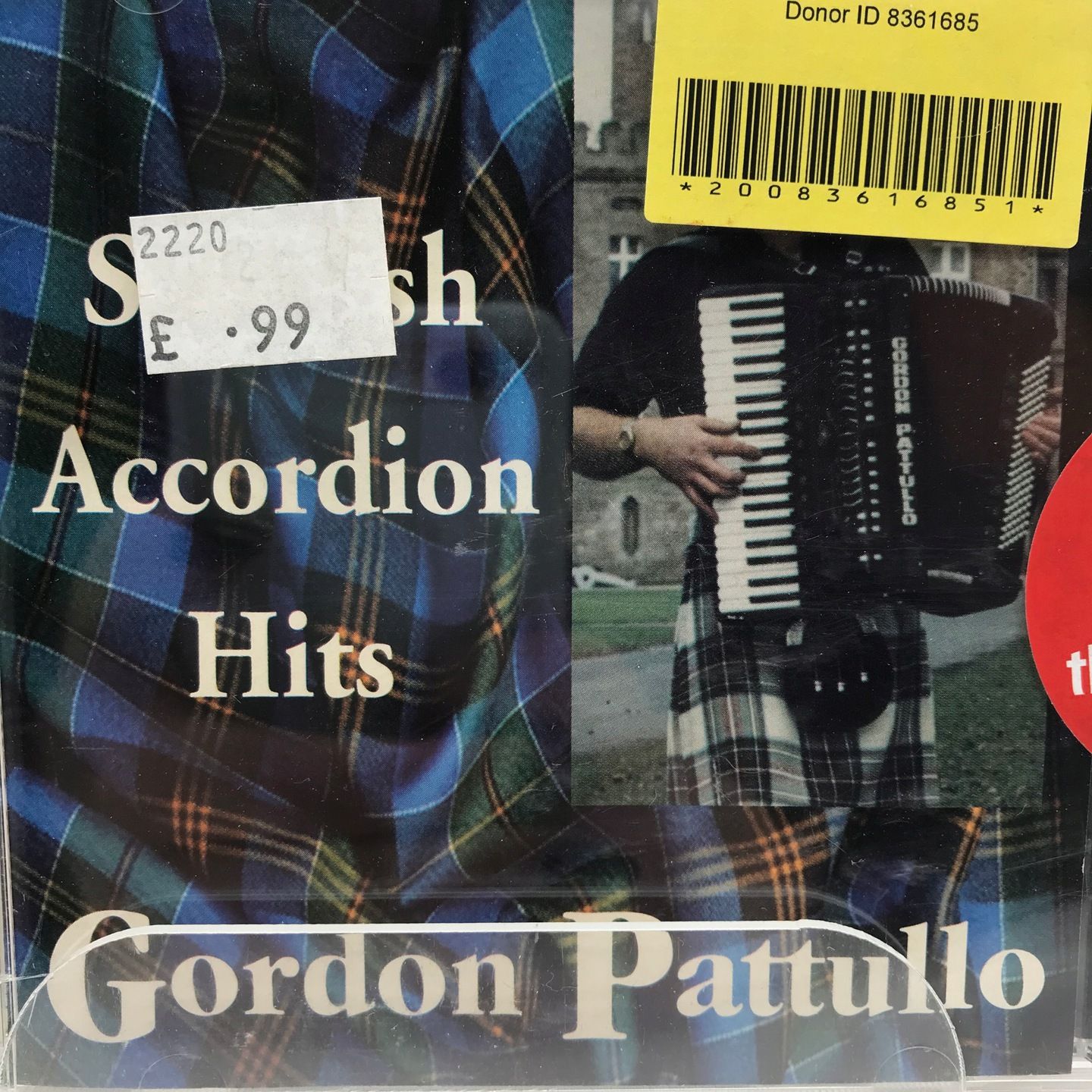 cd - gordon pattullo - scottish accordion hits
