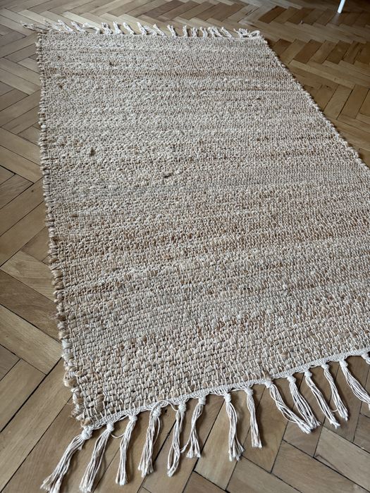 Naturalny dywan z juty