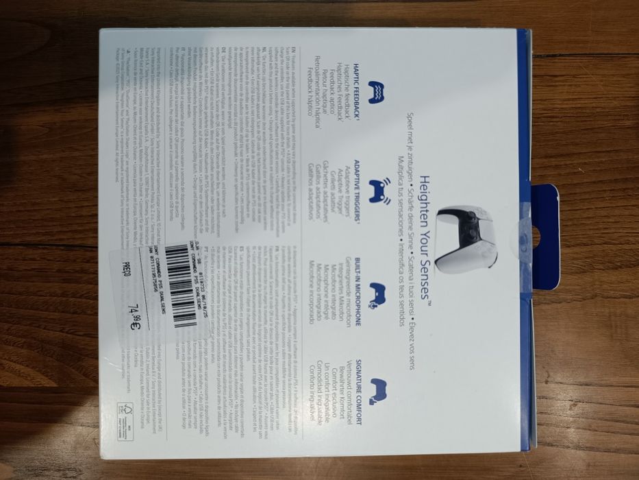 Comando PS5 DualSense NOVO com fatura