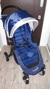 Baby Jogger City Mini Single 4W Wózek Spacerowy niebieski / siwy