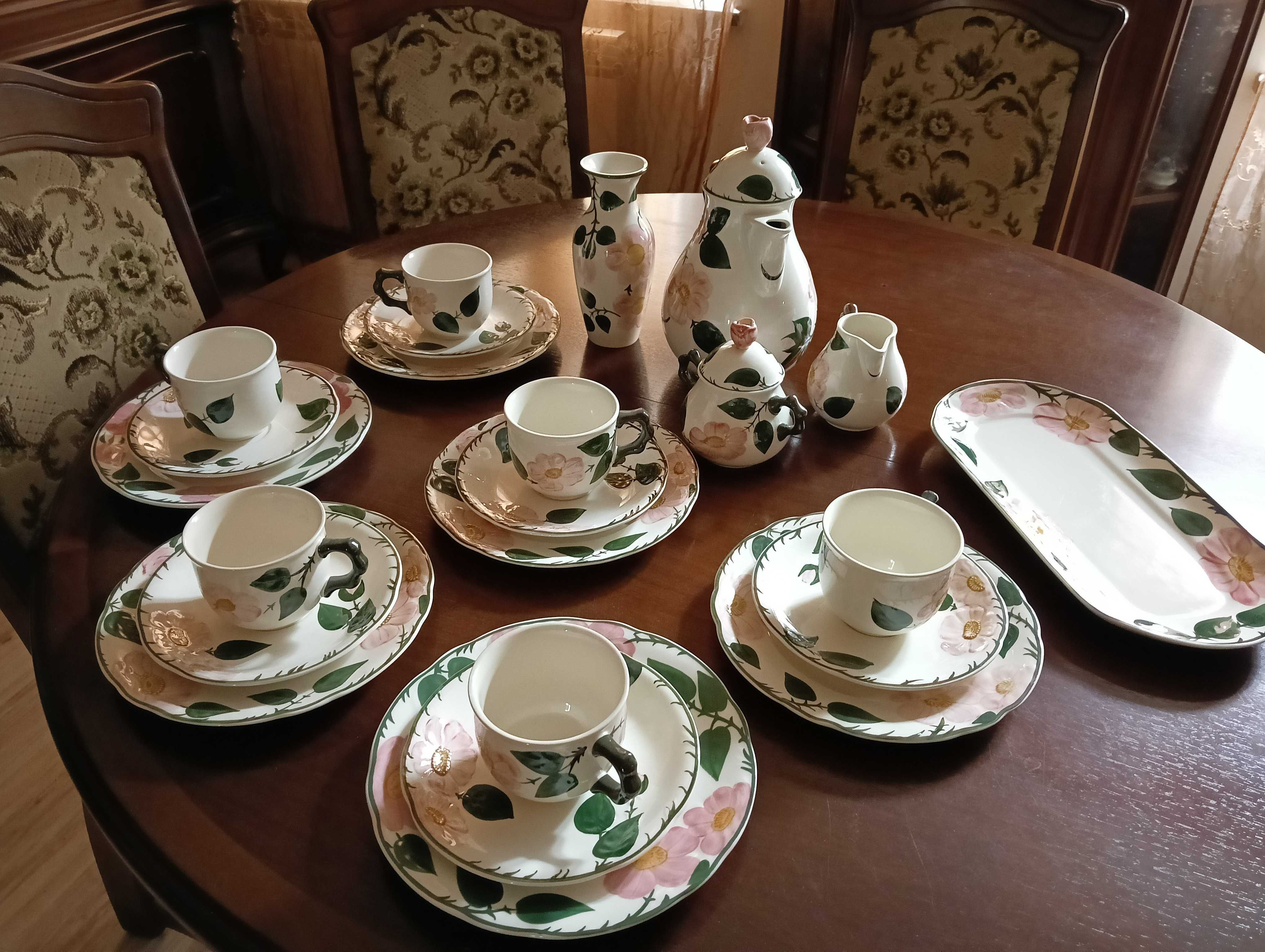 Villeroy & Boch, Serwis 6 osób kawa, stan idealny, stary, nieużywany.