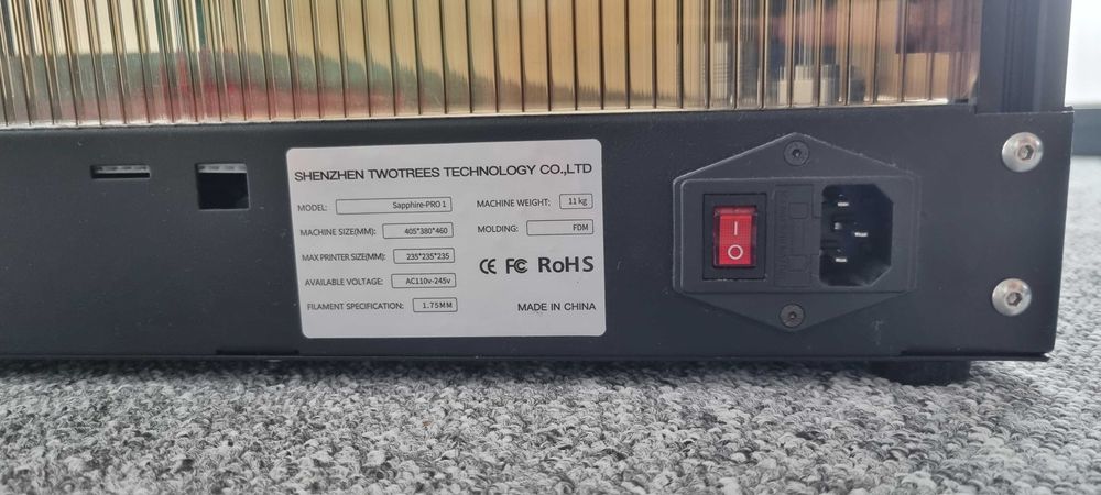 Drukarka 3D Sapphire PRO1 + modyfikacje