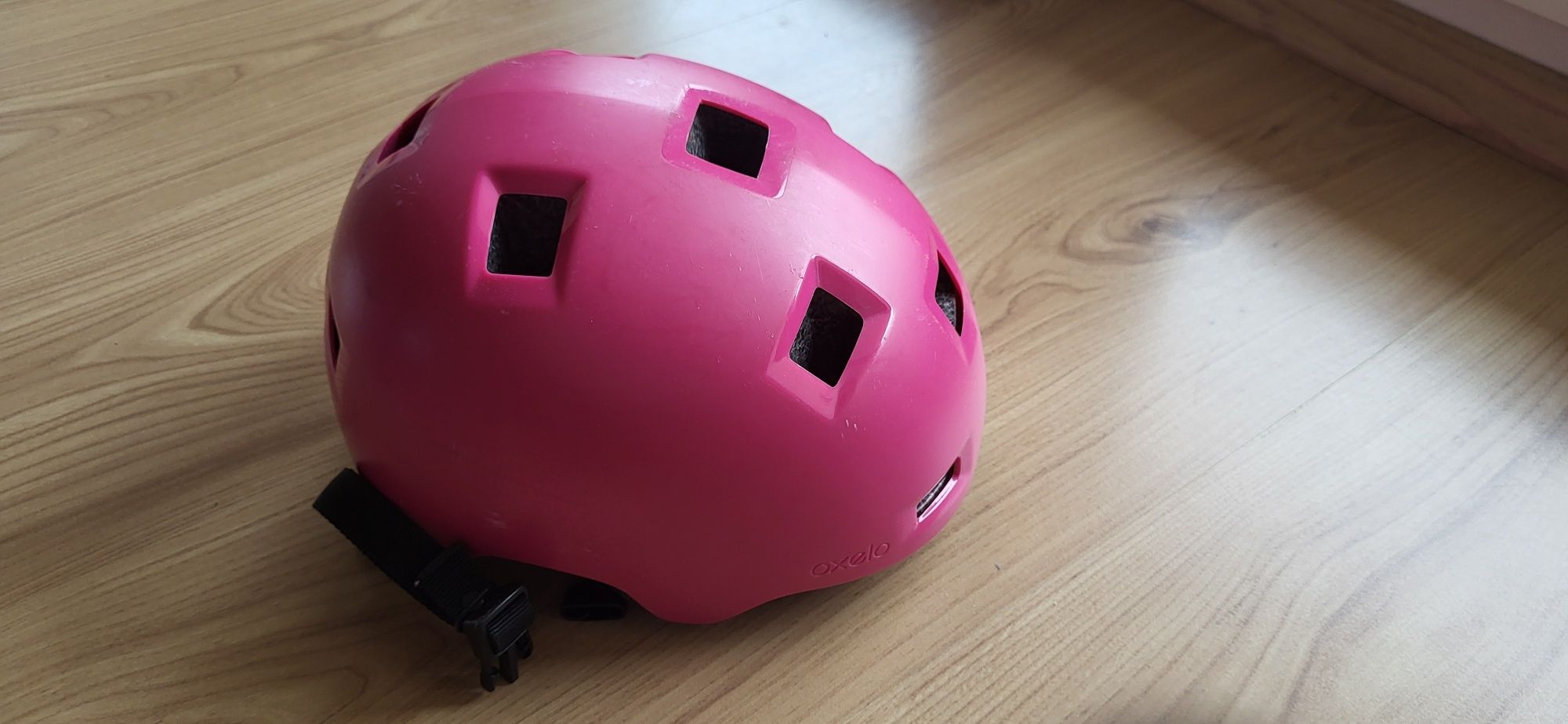 Kask Decathlon oxelo XS różowy hulajnoga rower
