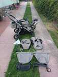 Baby Jogger City Select.Podwójny, rok po roku. 2x gondola 2x spacerówk