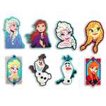8 шт JIBBITZ Frozen Джибітси Крижане серце