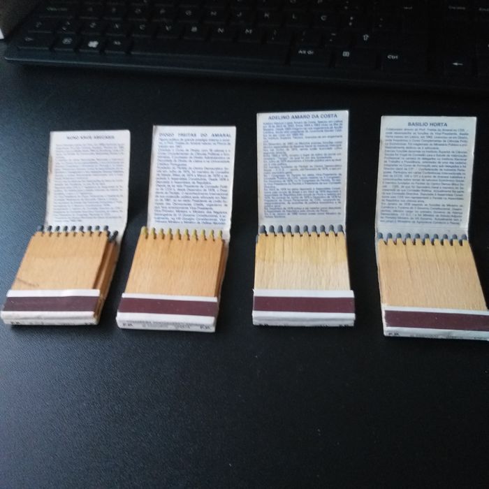 Fósforos  carteiras coleção CDS  - PP memorabília política