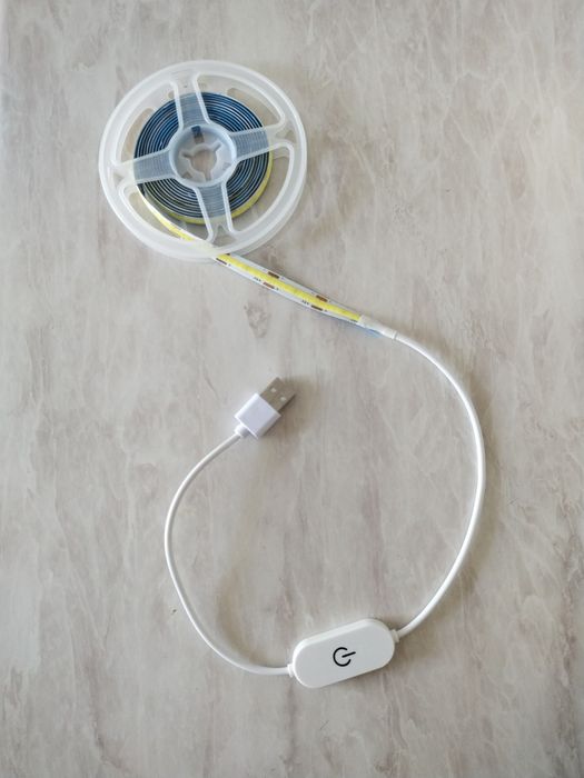 LED лента COB;белый НЕОН 5v/12v.