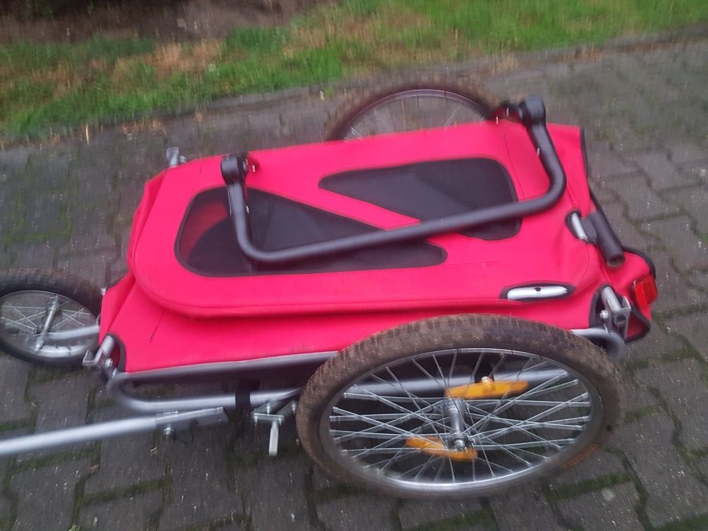 Wózek  dla psa 2w1 przyczepka rowerowa