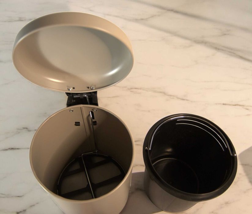 Kosz łazienkowy Wenko Leman Matt 3L beżowy