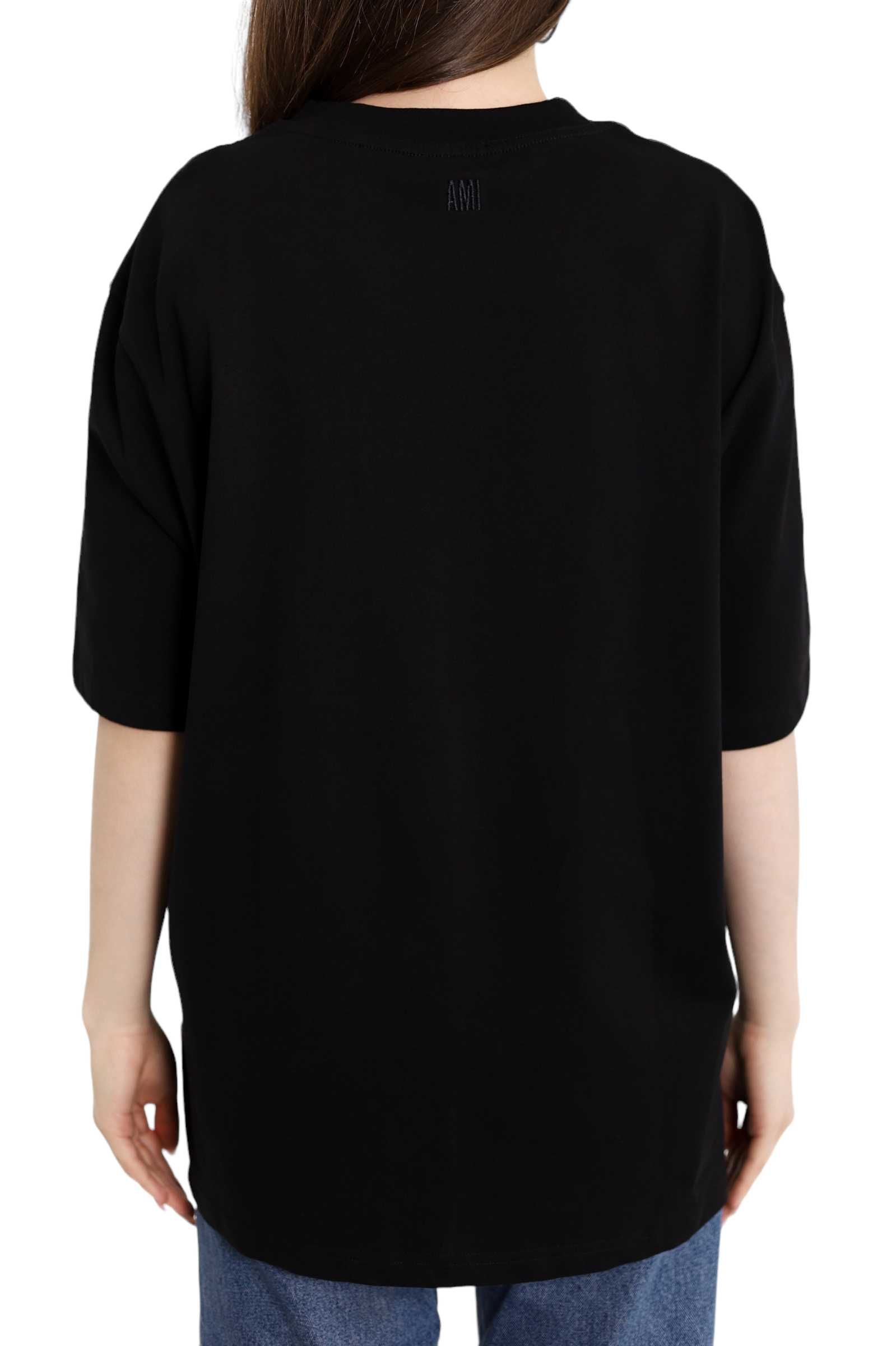 Футболка AMI Paris Exclusive Ami De Coeur T-Shirt Black
