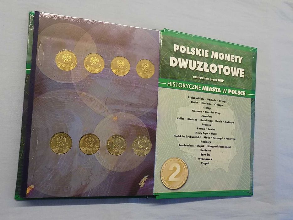 Monety 2 zł.- Historyczne Miasta w Polsce (w albumie) - komplet 32 szt