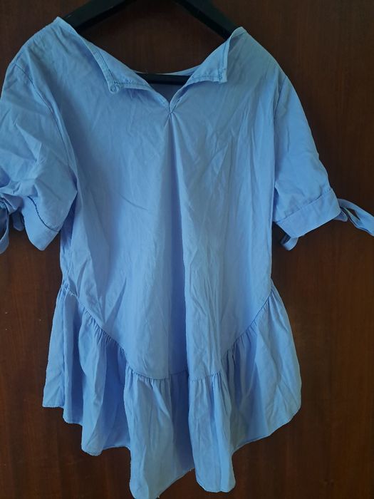 Jak nowa blekitna bluzka Made in Italy butik rozm.S/M
