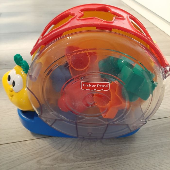 Ślimak Fisher Price, sorter klocków