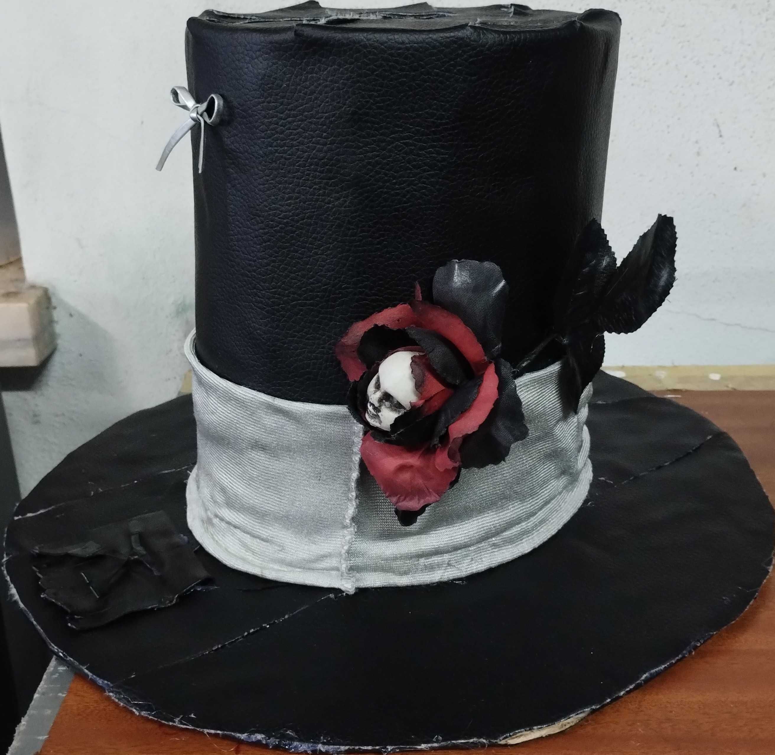 Chapeu Cartola Artesanal Chapeleiro Mágico Carnaval Halloween