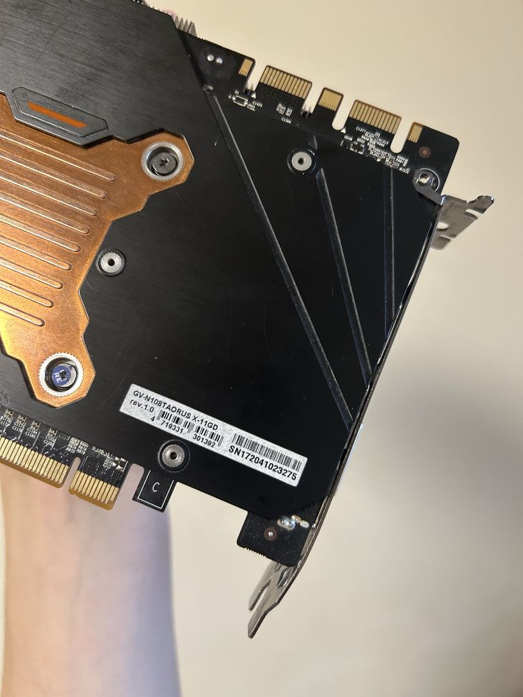 Gtx 1080 TI 11GB Gddr5X Aorys Відеокарта не робоча