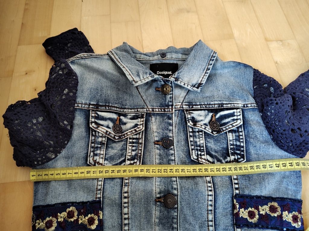 Jeansowa kurtka Desigual - r.36