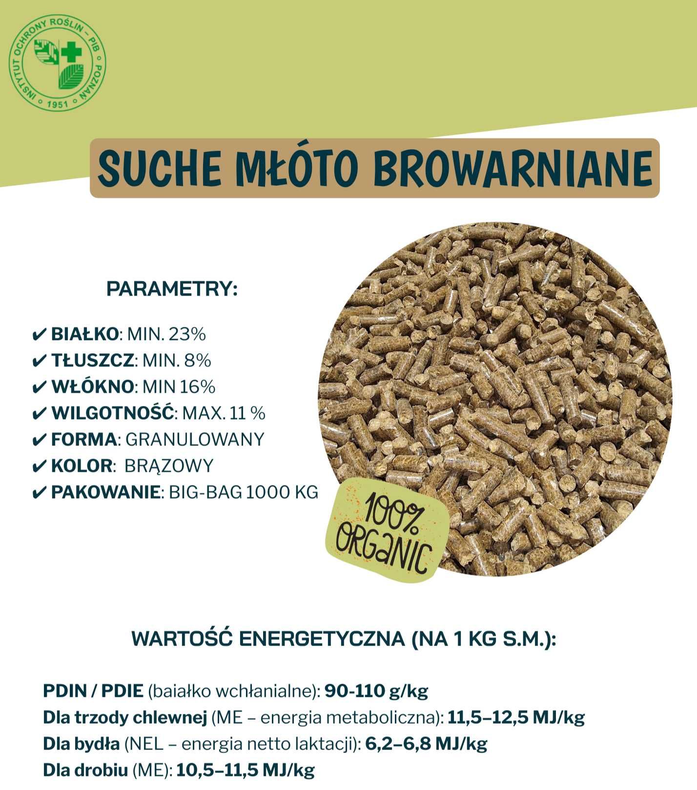 Wysokoenergetyczna pasza - DDGS| Młóto browarniane| Makuch sojowy