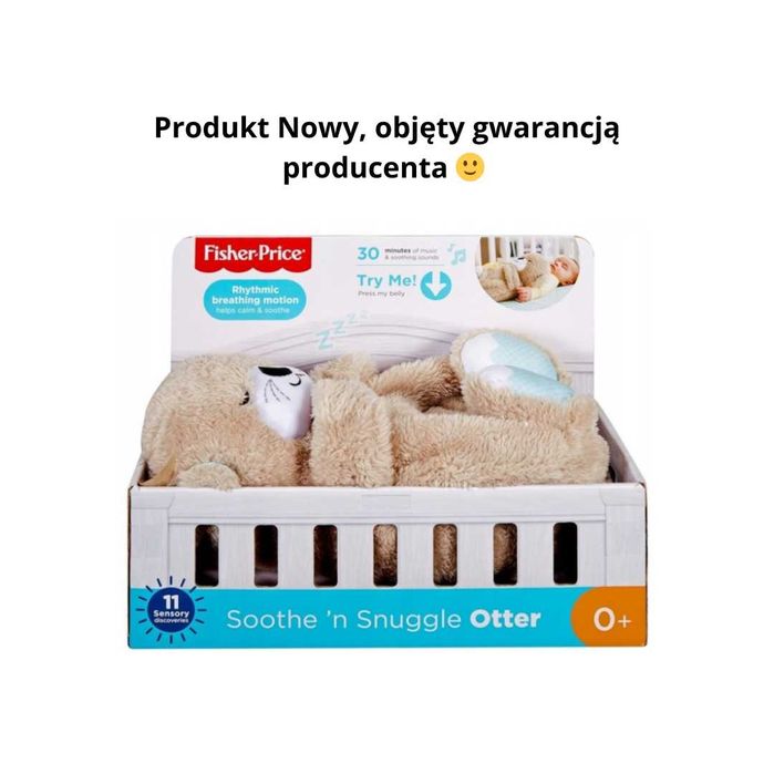 Nowy Miś Szumiś Maskotka dla Niemowląt Wydra Certyfikat Bezpieczeństwa