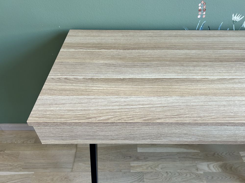 Biurko Minko z szufladami Raw Oak