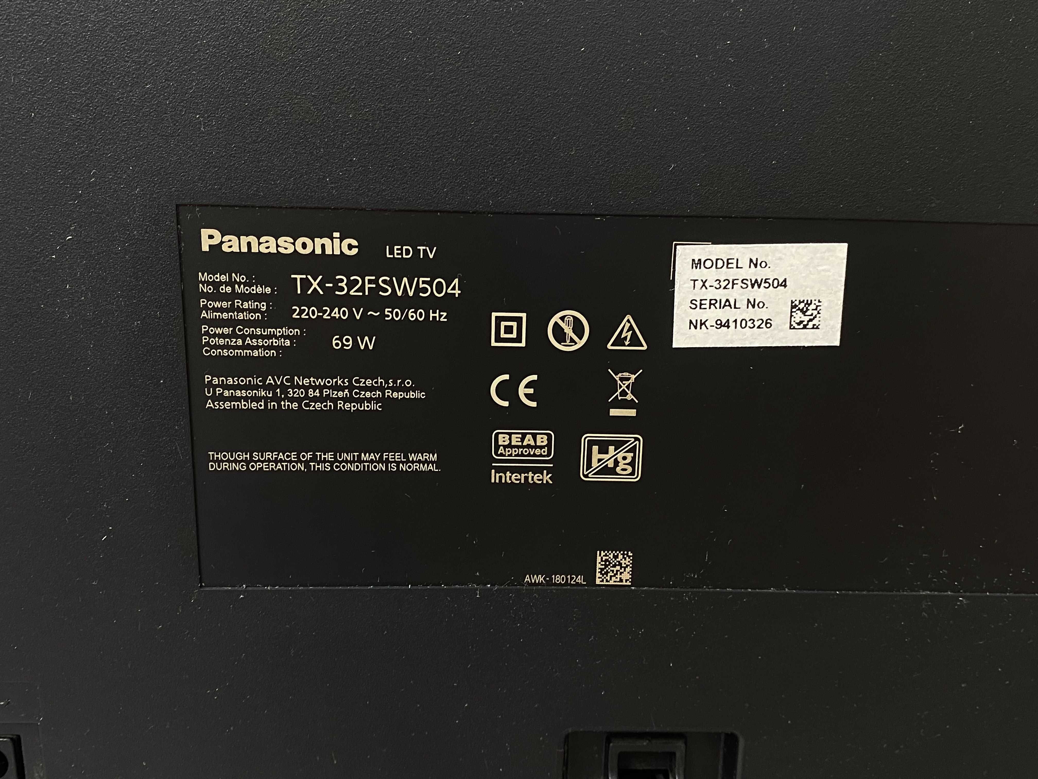 Telewizor LED Panasonic TX-32FSW504 32 cale