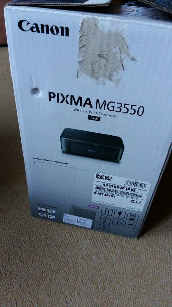 Canon Pixma MG3550 black---WiFi,Scan,Copy---Nówka sztuka drukarka