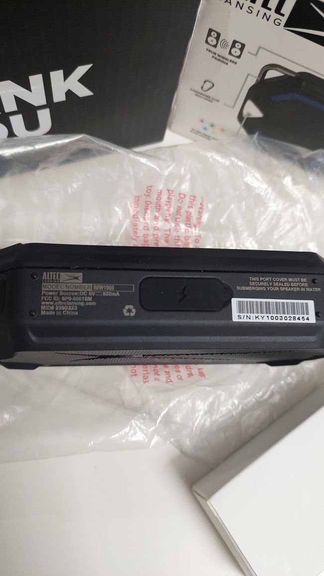 Bezprzewodowy głośnik Bluetooth Altec Lansing Hydramini wodoodporny