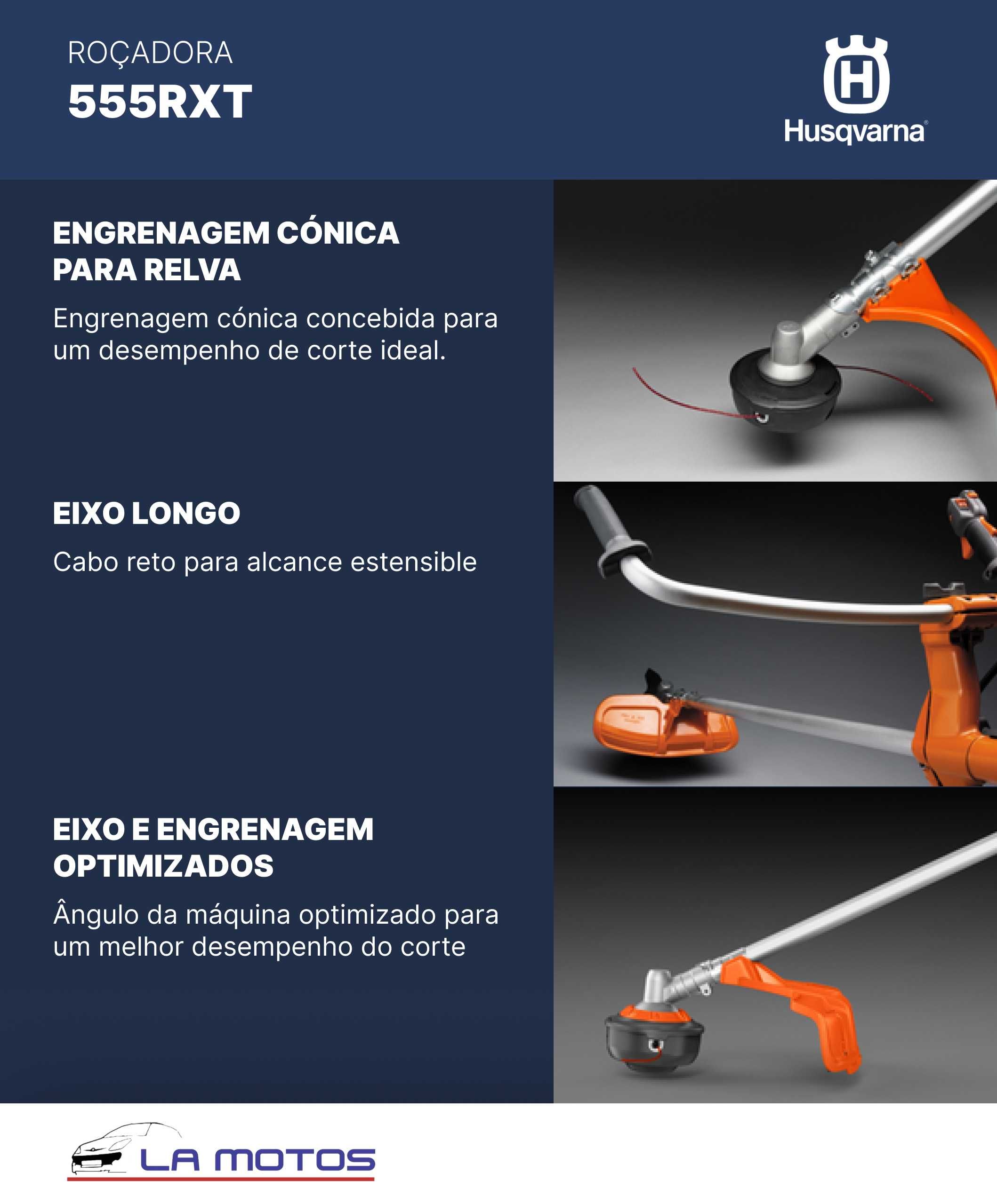 Roçadora Profissional Husqvarna 555RXT