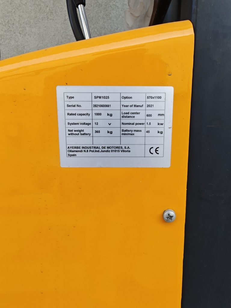 Empilhador Porta Paletes Eléctrico Novo