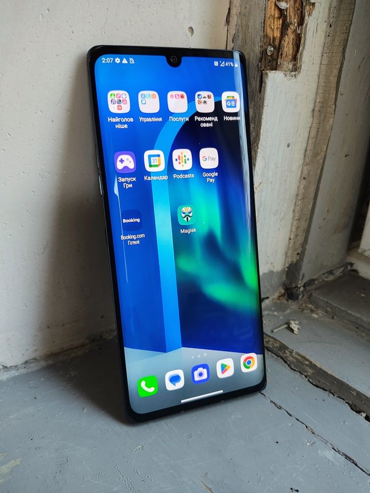 LG G9 velvet Новый Root 2 сим  6/128 48mpx 4g nfc android 13