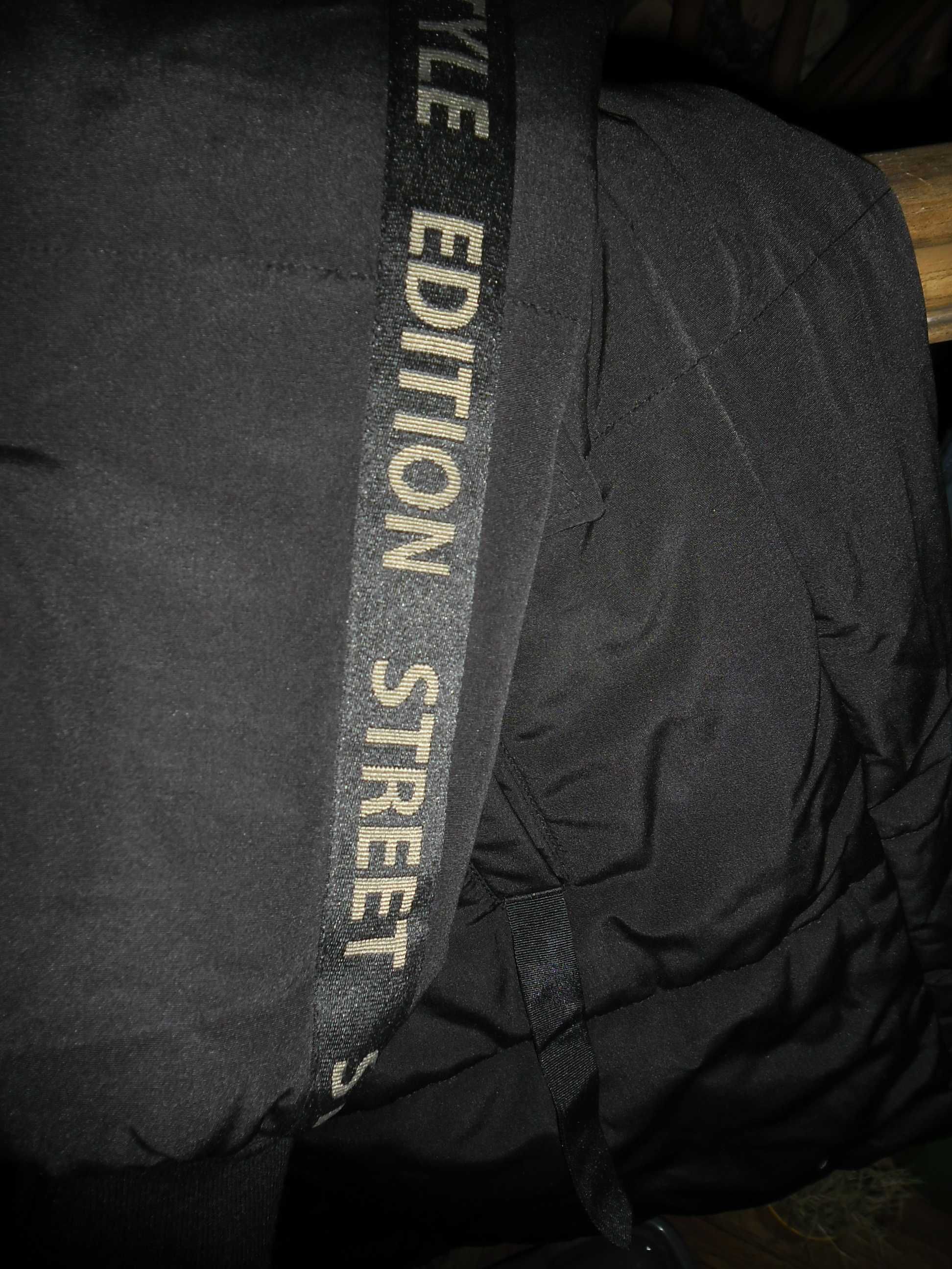 duża nowa parka zimowa męska w klatce 132cm