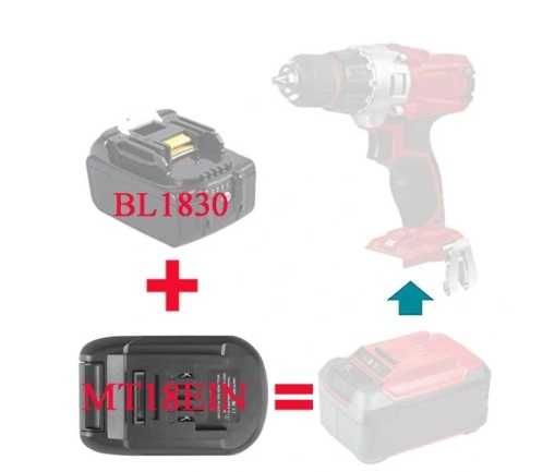Adapter akumulatorów Makita do EINHELL