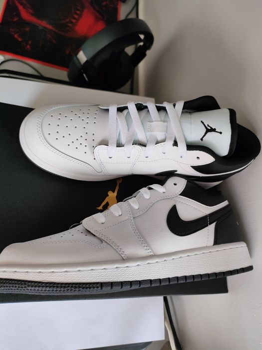 Buty Nike air jordan 1 low white black panda 39