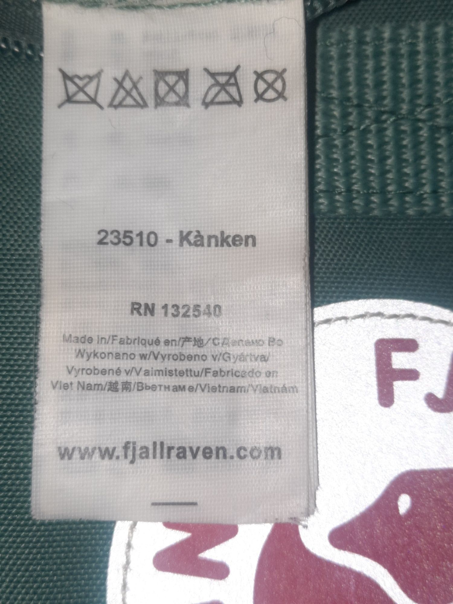 Mały plecak Fjallraven w zielonym kolorze