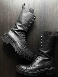 Женские кожаные ботинки берцы Inch2 Combat Boots