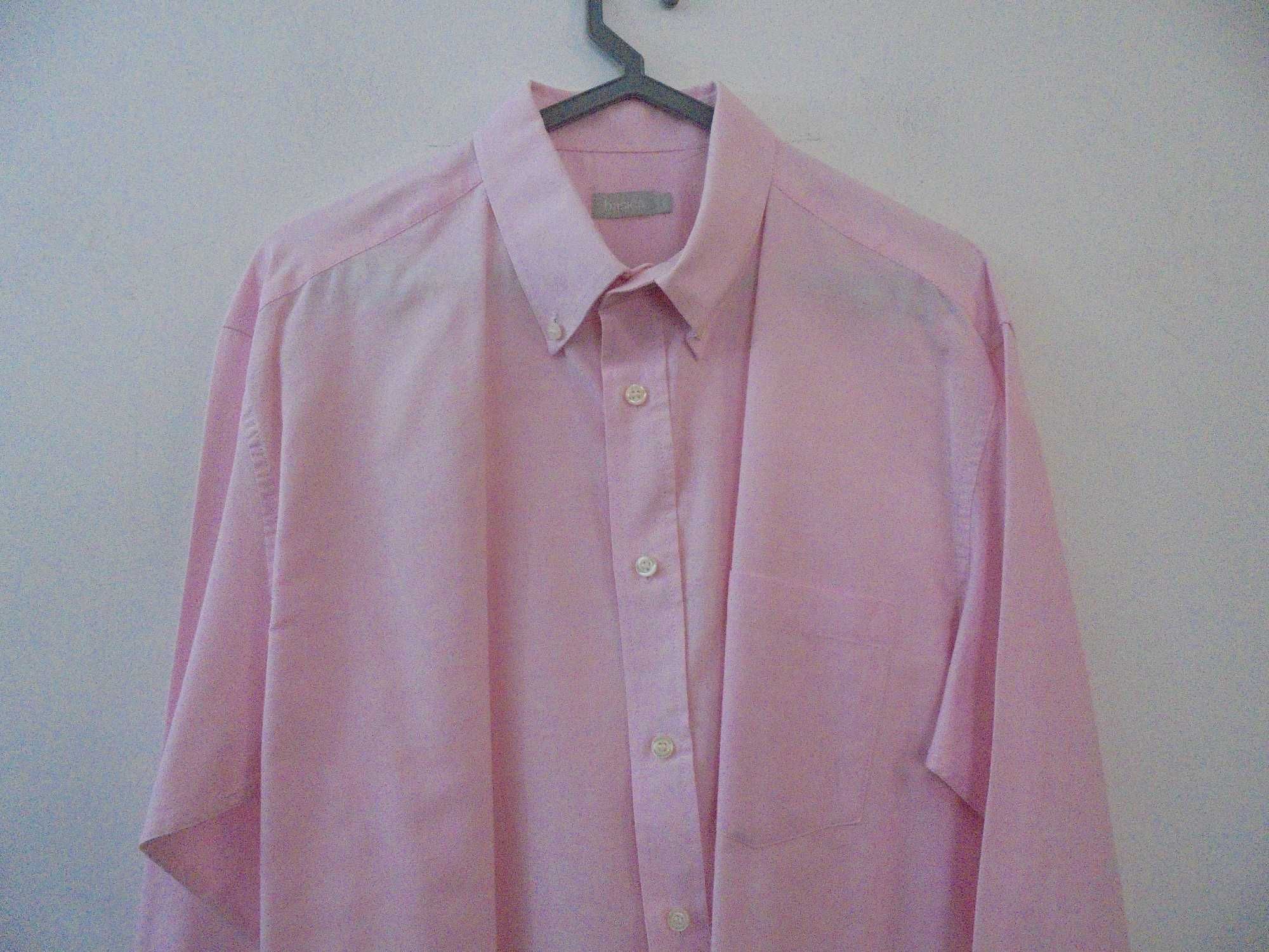 camisa de homem cor de rosa