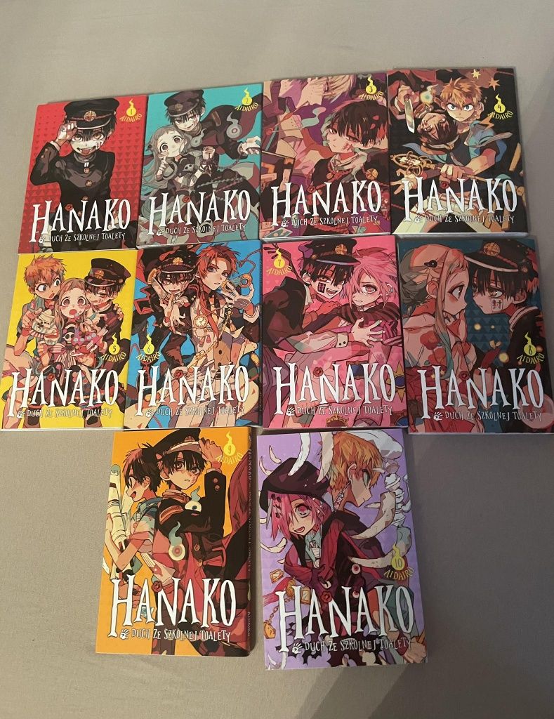 Hanako duch ze szkolnej toalety, manga, 10 tomów