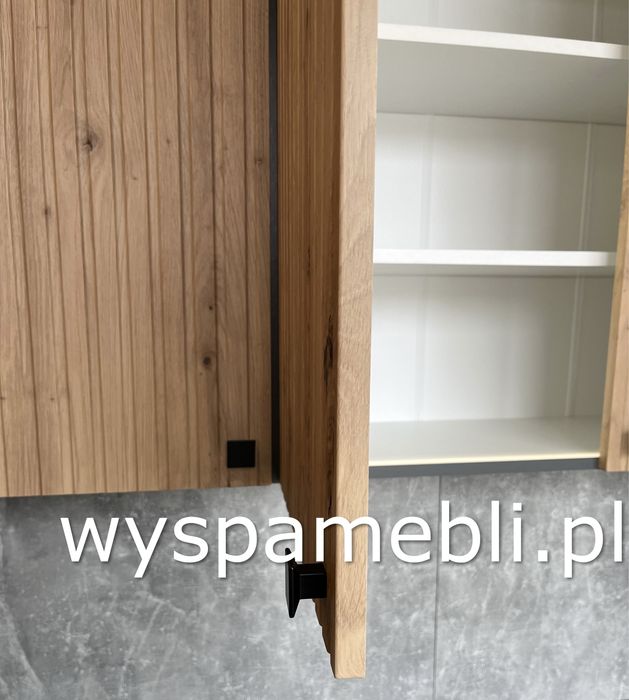 NOWA kuchnia zestaw mebli kuchennych 285x210 antracyt lamele Artisan