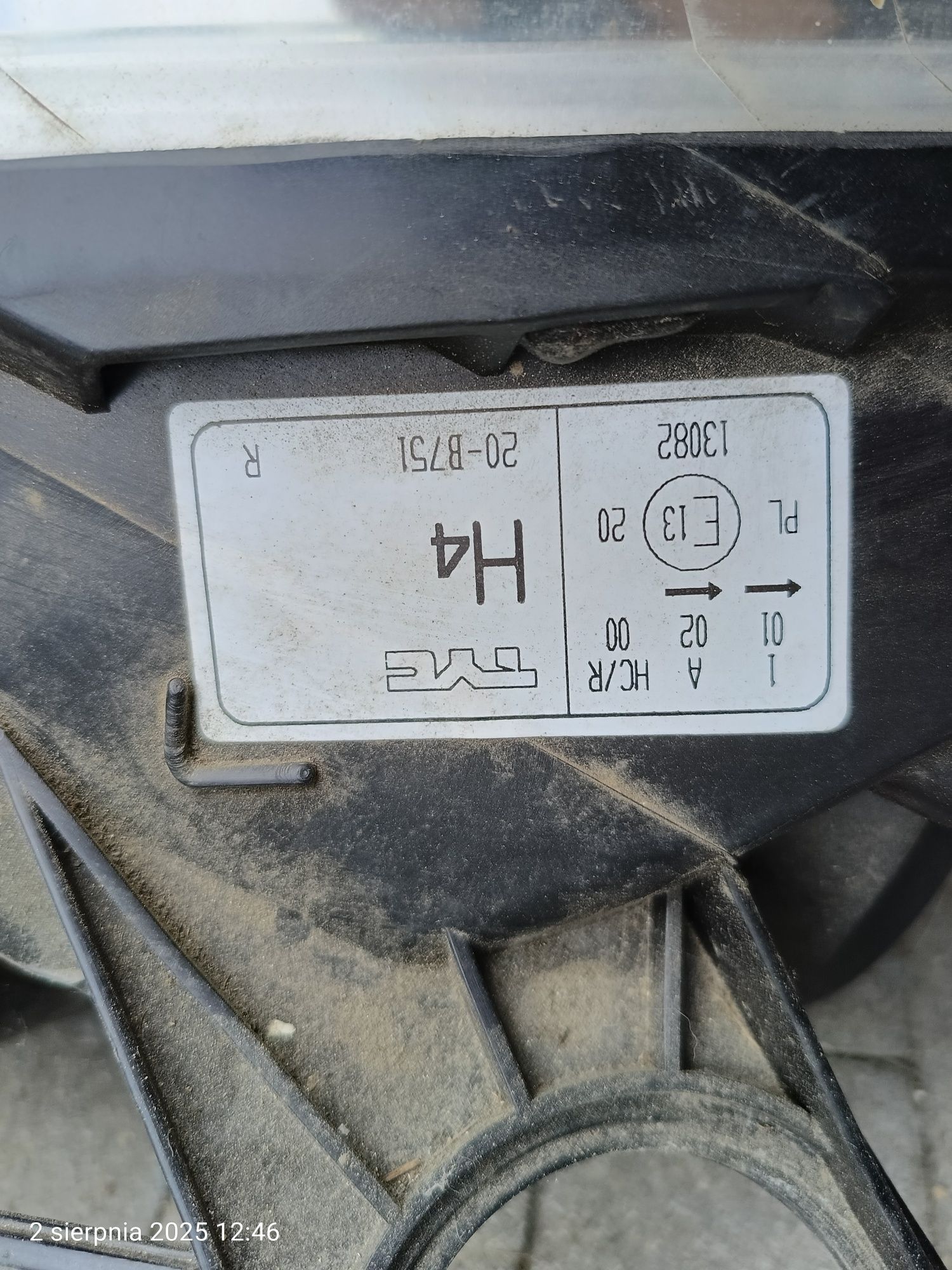 Lampy przód citroen Berlingo 2011r