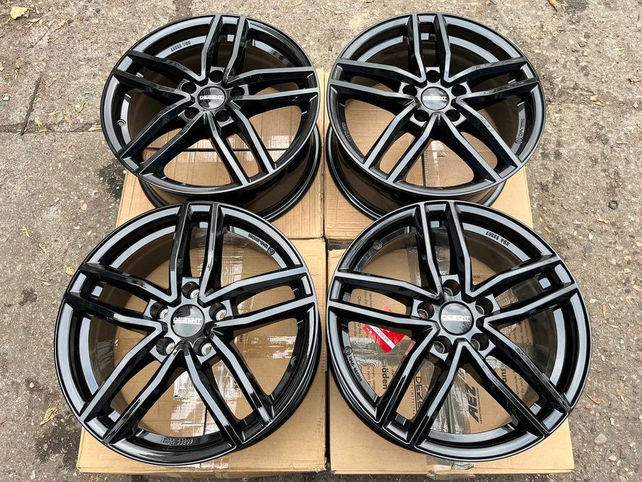 4x felga DEZENT TR black 17" roz 5x112 ET 45 T-ROC KAROQ ATECA LEON Q2
