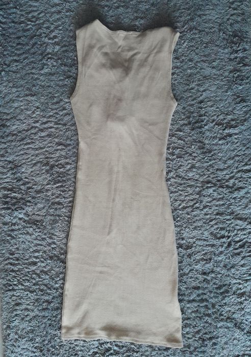 Mega sukienka damska w prążki