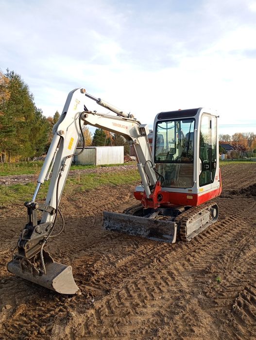 Takeuchi TB125 minikoparka koparka JCB Kubota Hitachi CAT
