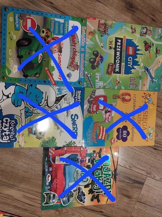 Książki dla dzieci różne, fajne kolorowanki