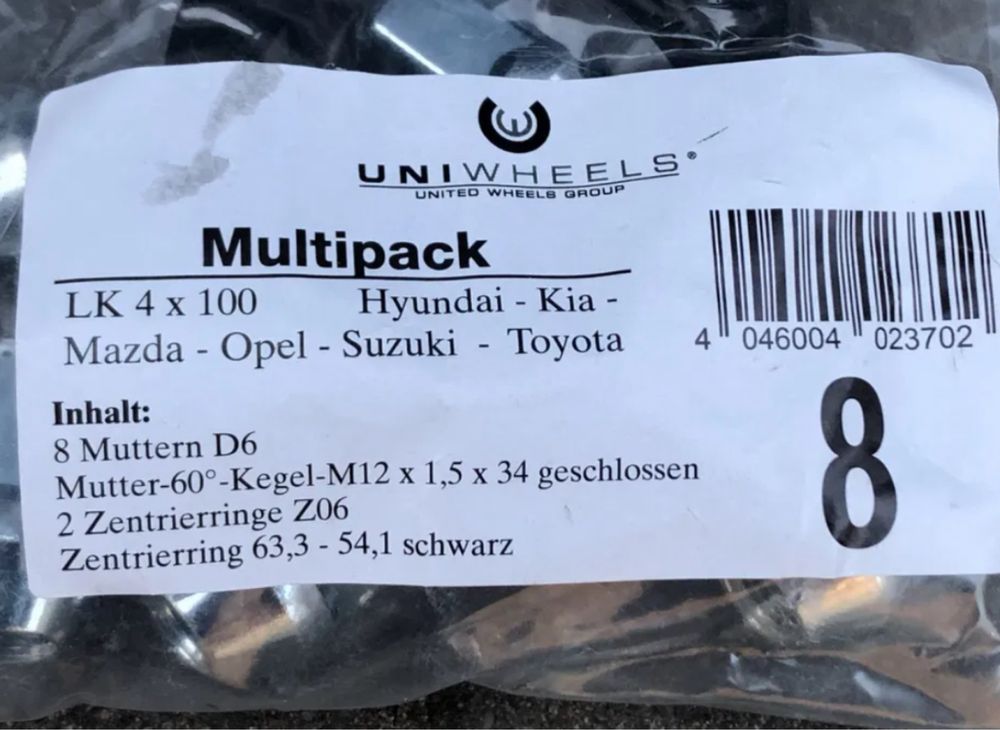 Felgi 16” 4x100 Hyundai Kia Mazda Opel Suzuki Toyota Renault Okazja !