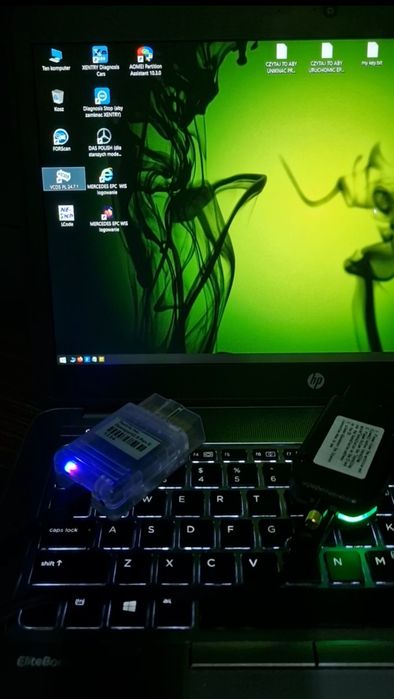 Komputer HP diagnostyka Star Diagnosis MERCEDES XENTRY EPC WIS+VW VCDS