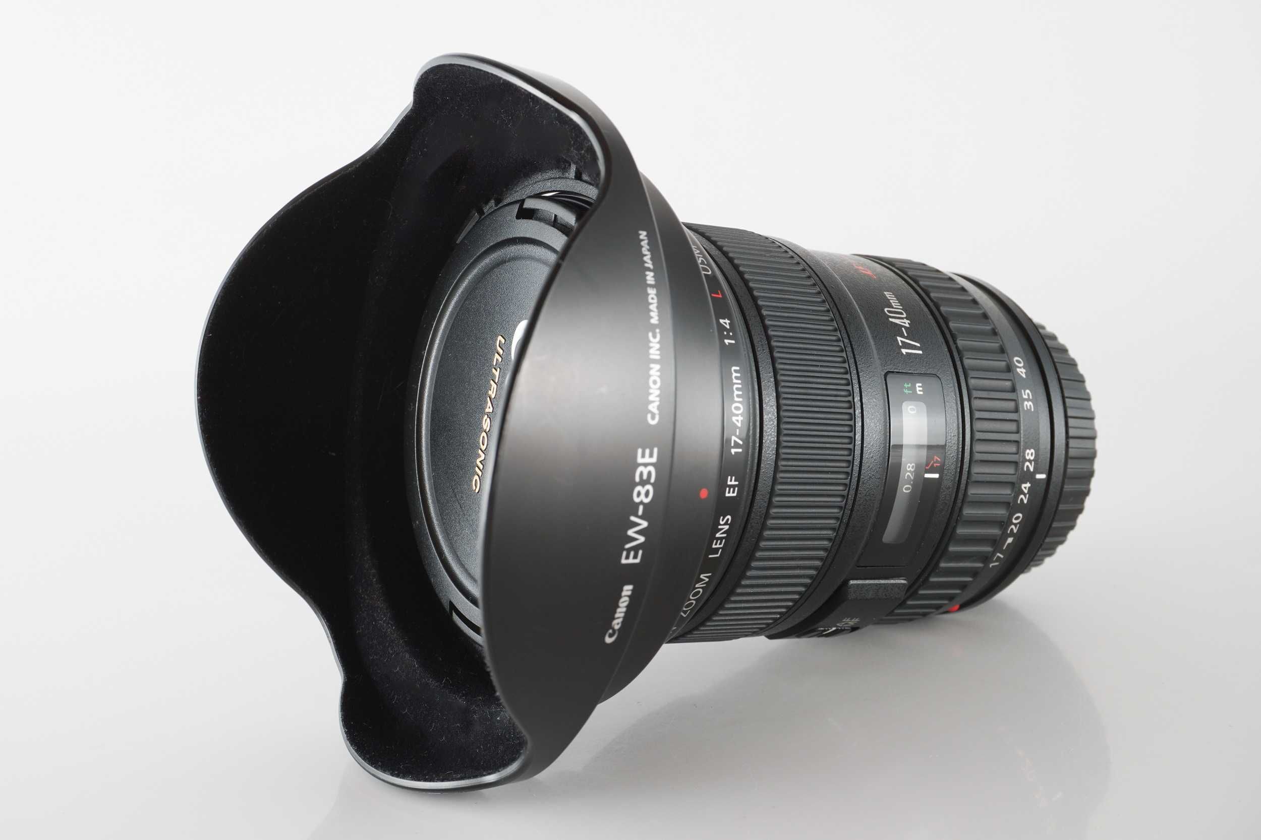 Obiektyw Canon EF 17-40 f/4L USM jak nowy + filtr UV