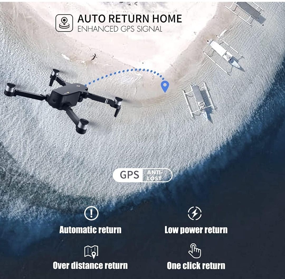 CHUBORY X11 Pro GPS-дрон з 90+ хвилинами польоту, 2-осьові карданні др